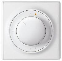 Терморегулятор механический с датчиком с рамкой OneKeyElectro Florence ОКЕ-10 белый картинка